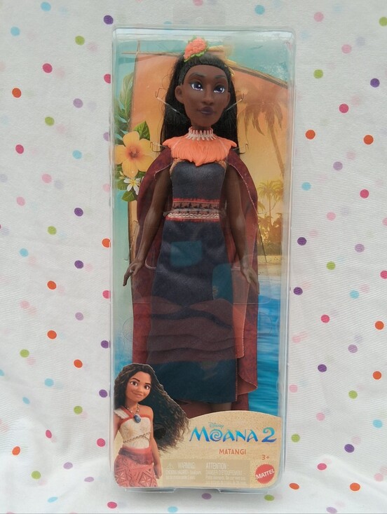 Disney Other - Disney Moana 2 Matangi Doll - Brown & Orange Outfit